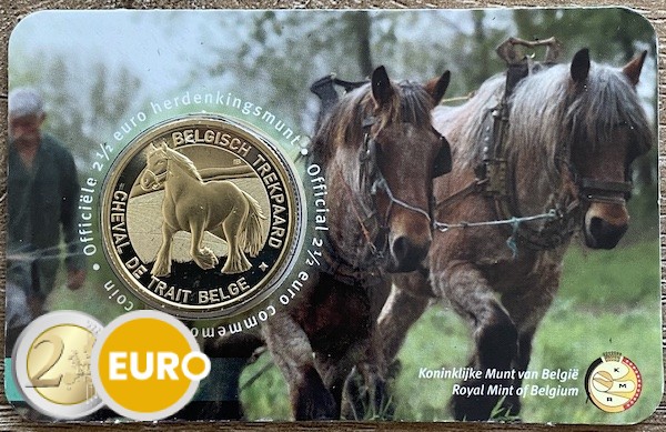 2,50 euros Belgique 2026 - Le trait belge BU FDC Coincard NL