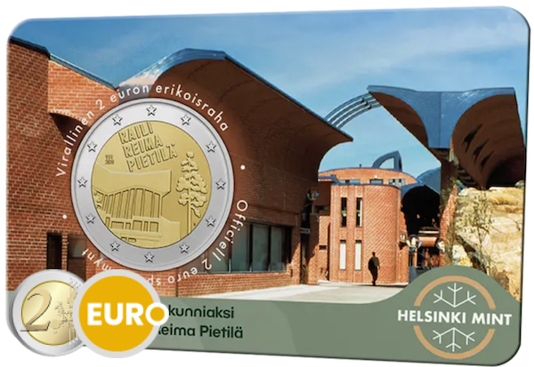 2 Euro Finnland 2026 - Raili und Reima Pietilä Stgl. Coincard FI / SE