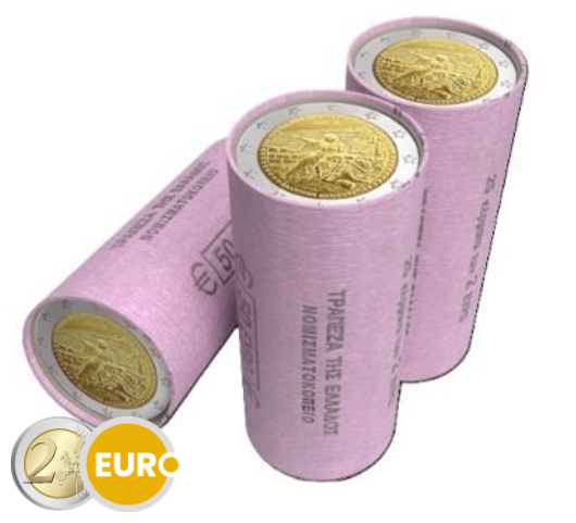 Rolle 2 Euro Griechenland 2026 - Ausbruch von Messolonghi