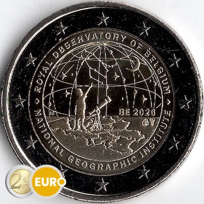 2 Euro Belgien 2026 - Nationales Geographisches Institut und Königliche Sternwarte UNZ