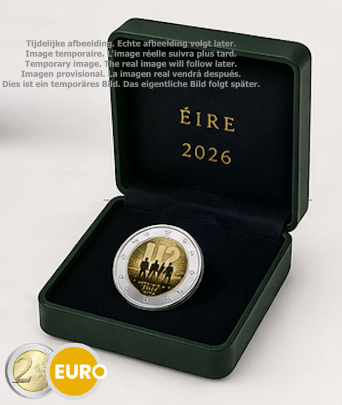 2 Euro Irland 2026 - 50 Jahre U2 PP