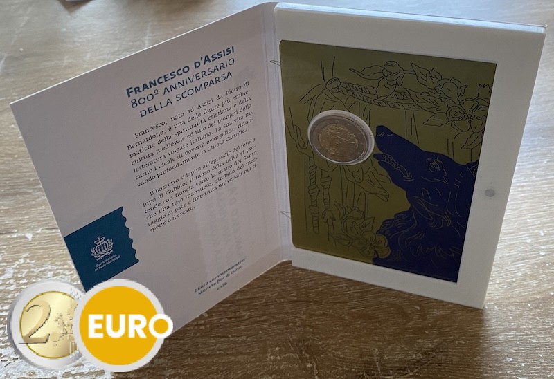 2 Euro San Marino 2026 - Franz von Assisi Stgl.
