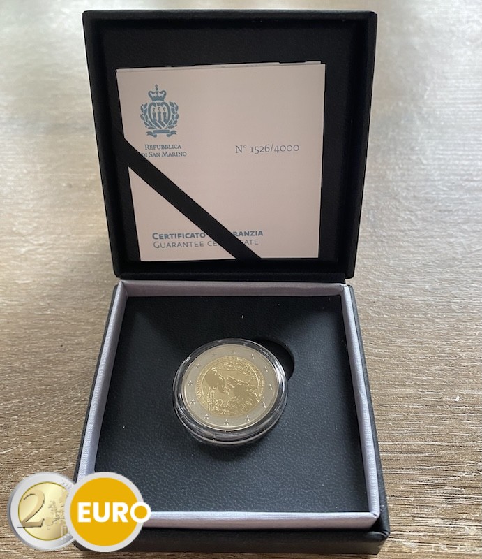 2 Euro San Marino 2026 - Franz von Assisi Reverse Proof PP